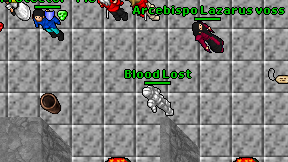 Blood Lost on screen