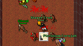 Slayer Crox on screen
