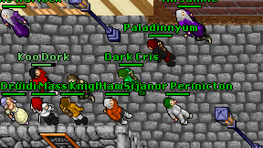 Dark Cris on screen