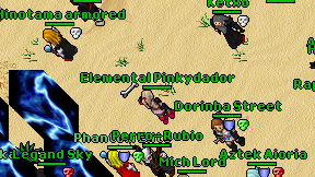 Elemental Pinkydador on screen