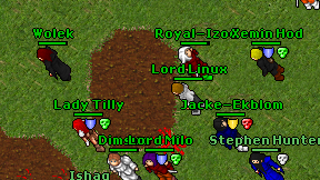Lord Linux on screen