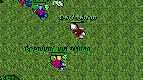 Darf falcon on screen