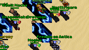 Dretunge on screen