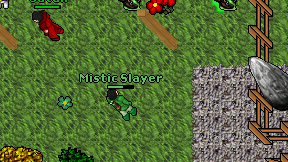 Mistic Slayer on screen