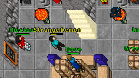 Strange Demon on screen