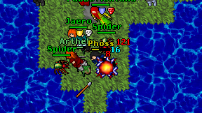 Phoss on screen