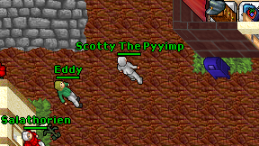 Scotty The Pyyimp on screen