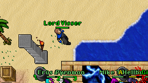 Lord Visser on screen