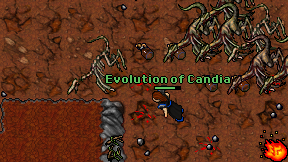 Evolution of Candia on screen