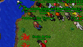 Master'de Troya on screen