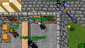 Arkas Scull on screen