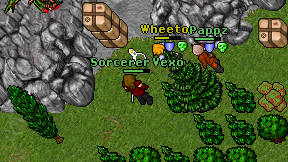 Sorcerer Vexo on screen