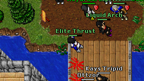 Elite Thrust on screen