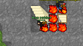 Axe solder on screen