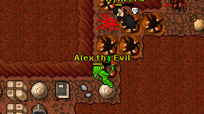 Alex the Evil on screen