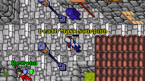 Death'Mask Scorpion on screen
