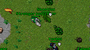 Stronger sorccerer on screen