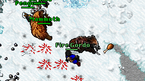 Fire Gordo on screen