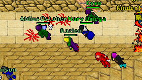 Razlen on screen