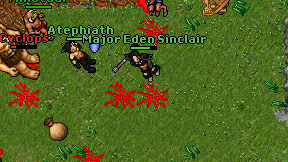 Major Eden Sinclair on screen