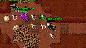 Chainsteala on screen