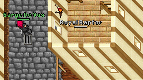 Royal Raptor on screen