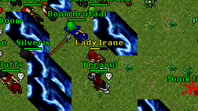 Lady Irane on screen