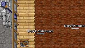 Dark Militant on screen
