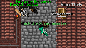 Mark the Dragonmaster on screen