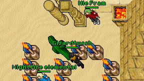 Gizardtussh on screen