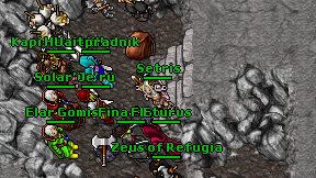 Setris on screen
