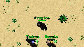 Fray ice on screen