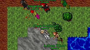 Clay Calibur on screen