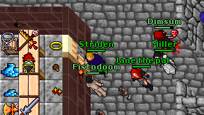 Striden on screen