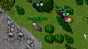 Huge Eath on screen