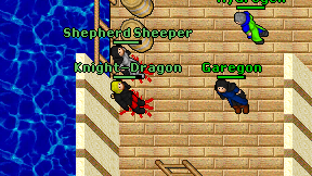 Knight-Dragon on screen