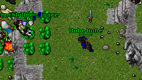 Hube Hube on screen