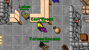 Cast'Event on screen