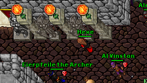 Hexe on screen