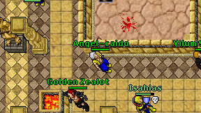Angel-caido on screen
