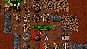 Lady Talca on screen