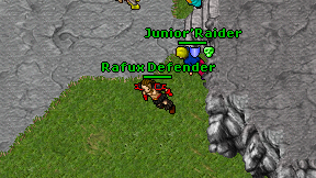 Rafux Defender on screen