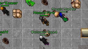 Monch Fire on screen