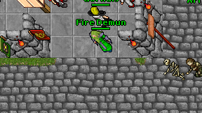 Fire Demun on screen
