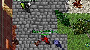 Dark Attack on screen