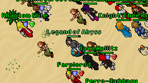 Legand of Abyss on screen