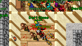 Dart Glone on screen