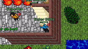 Elder Blitz on screen