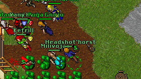 Headshot'horst on screen