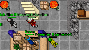 Templar Baphomet on screen